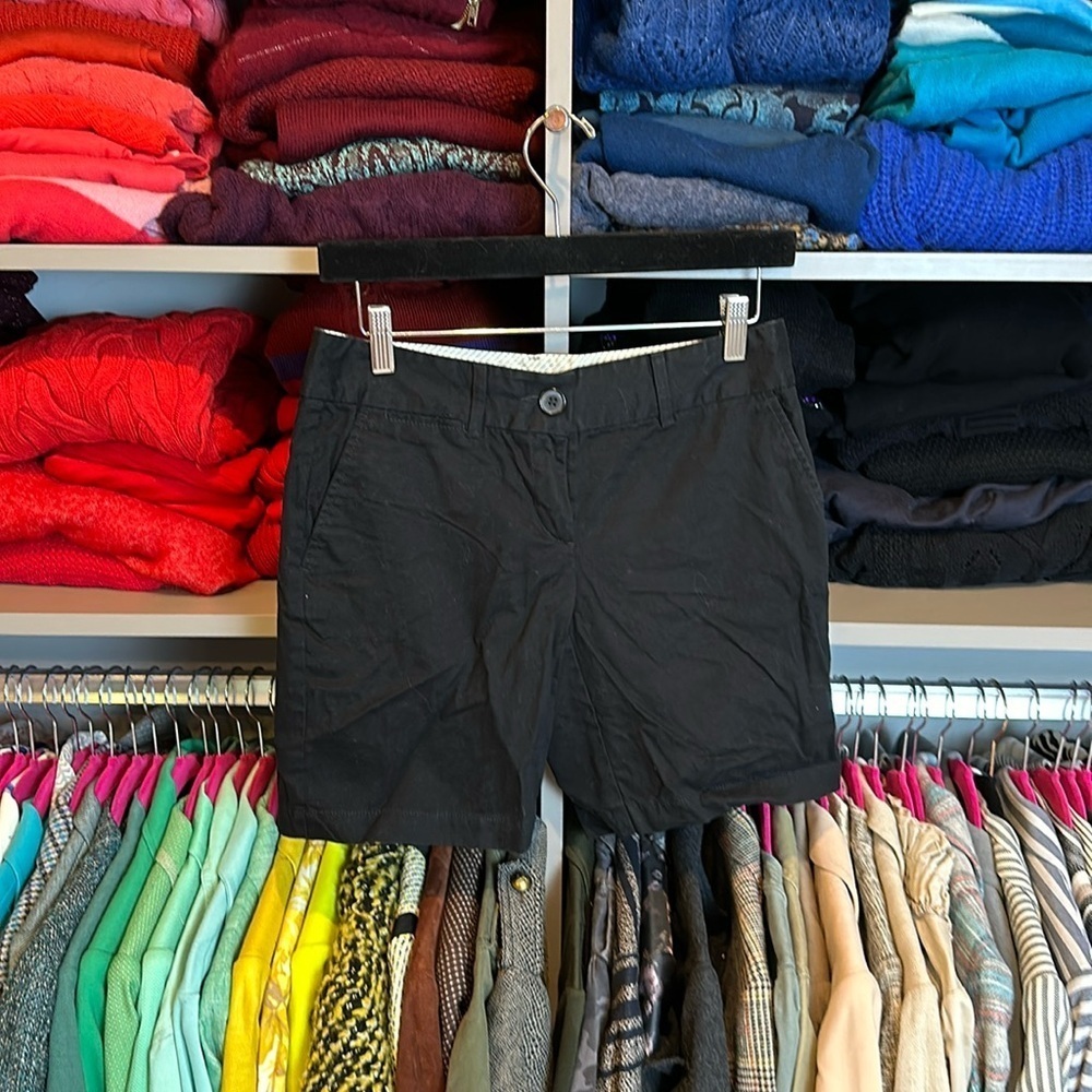 Loft black shorts size 0